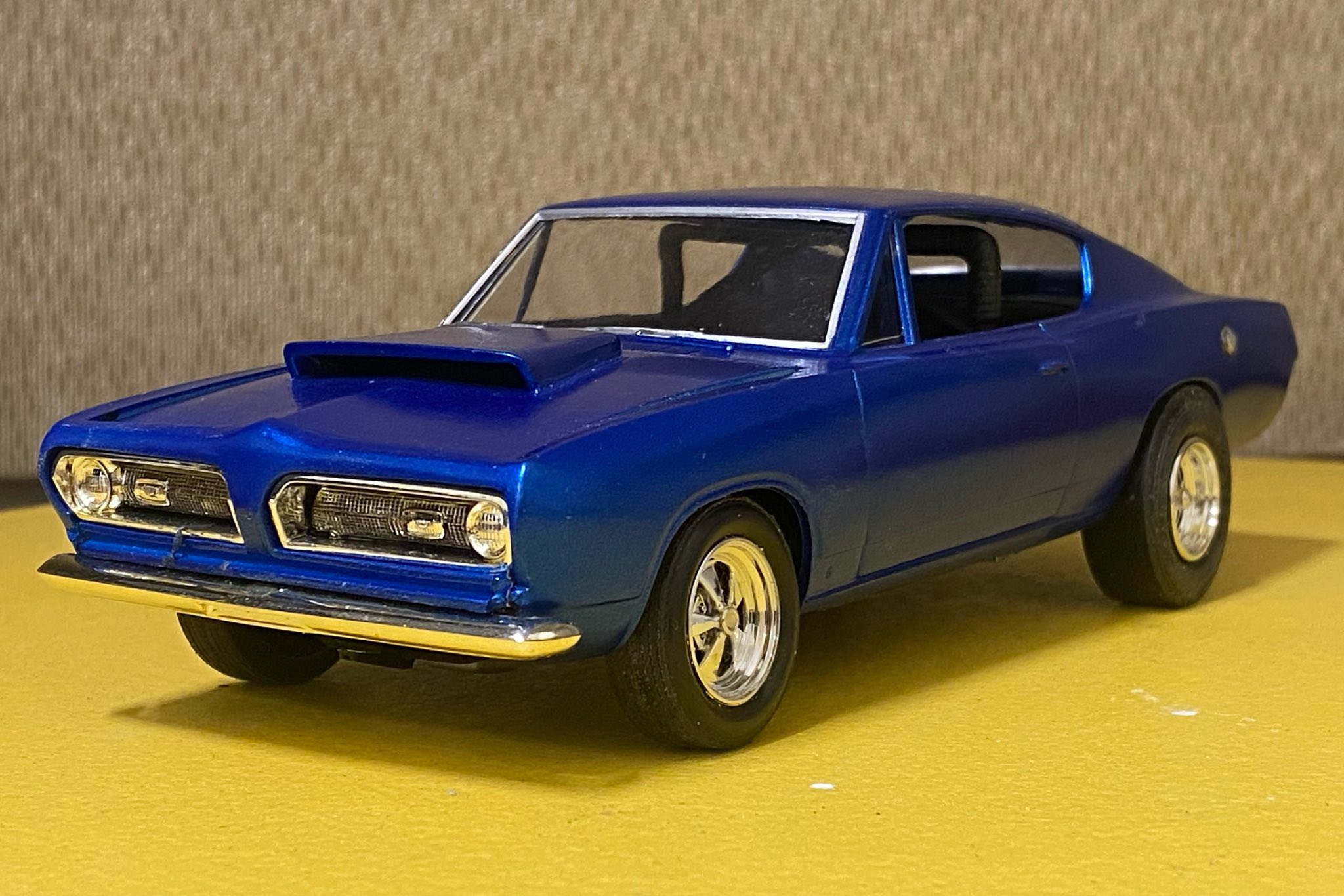 Here is a 1/64 scale (Hot Wheel Size) replica of the 1971 Plymouth
