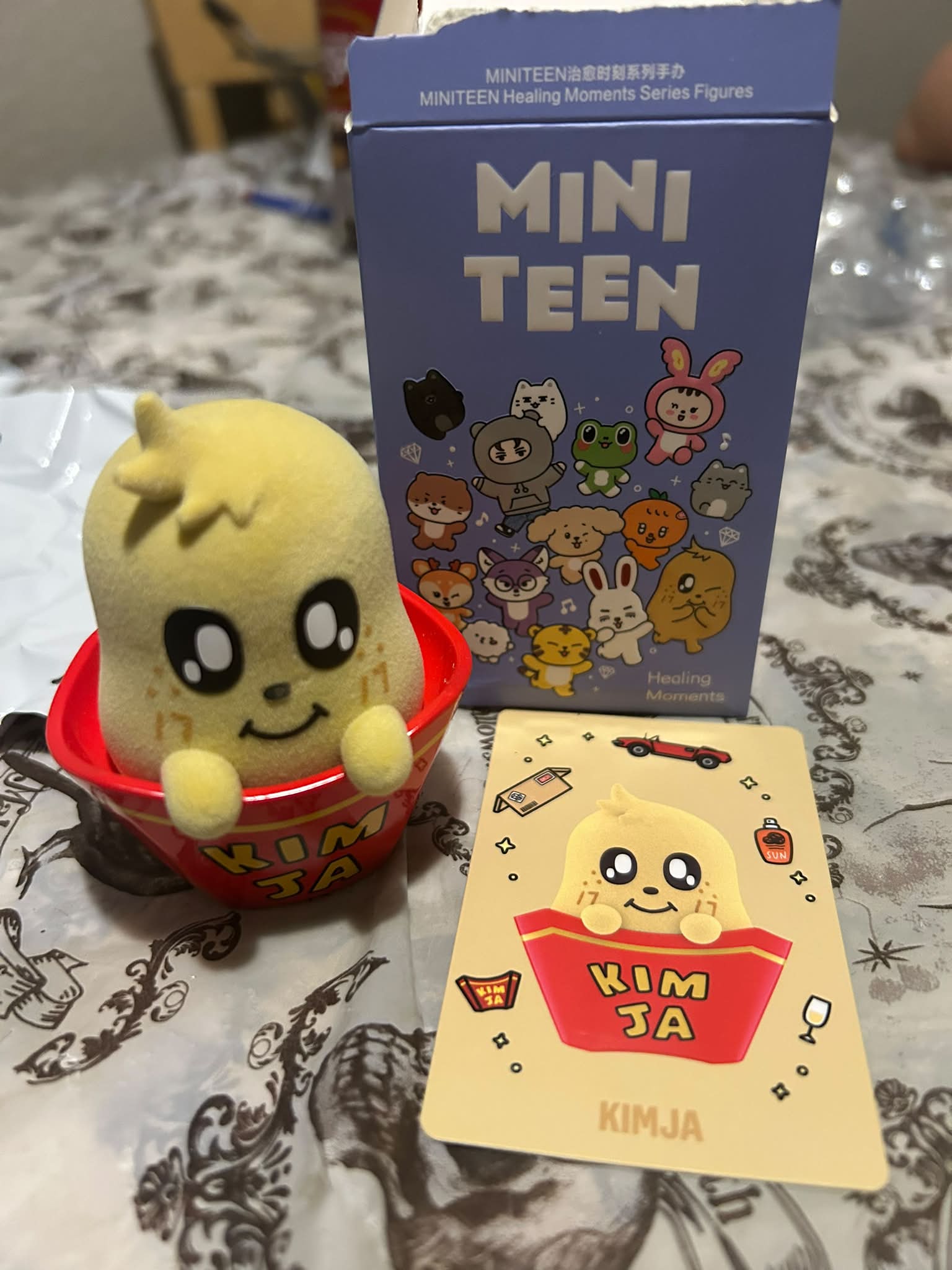 Kimja (Mingyu) from Pop Mart Seventeen Miniteen collection for