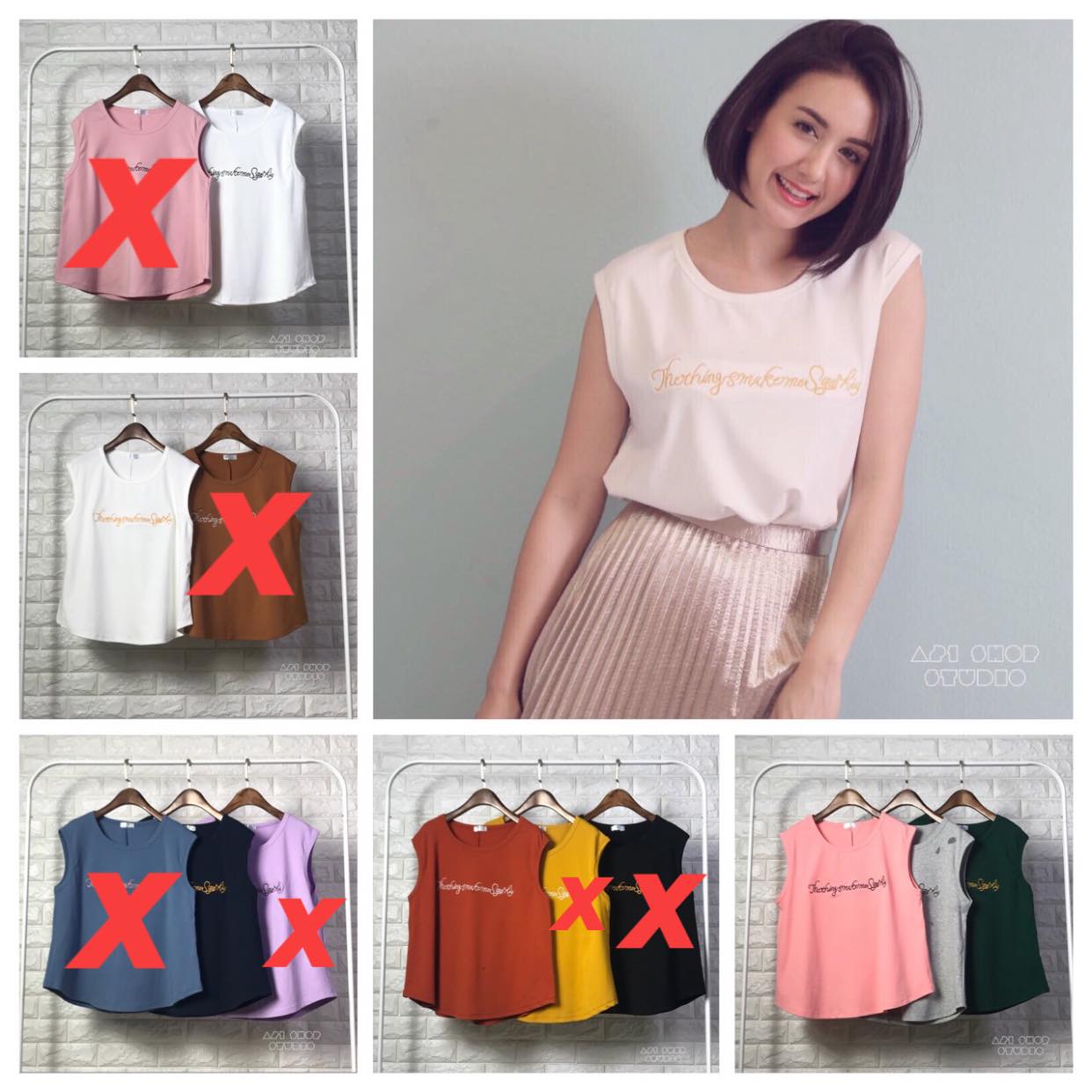 A21shop studio - 🔥 เสื้อแขนกุด ปัก🔥 🌈 เสื้อแขนกุด... | Facebook