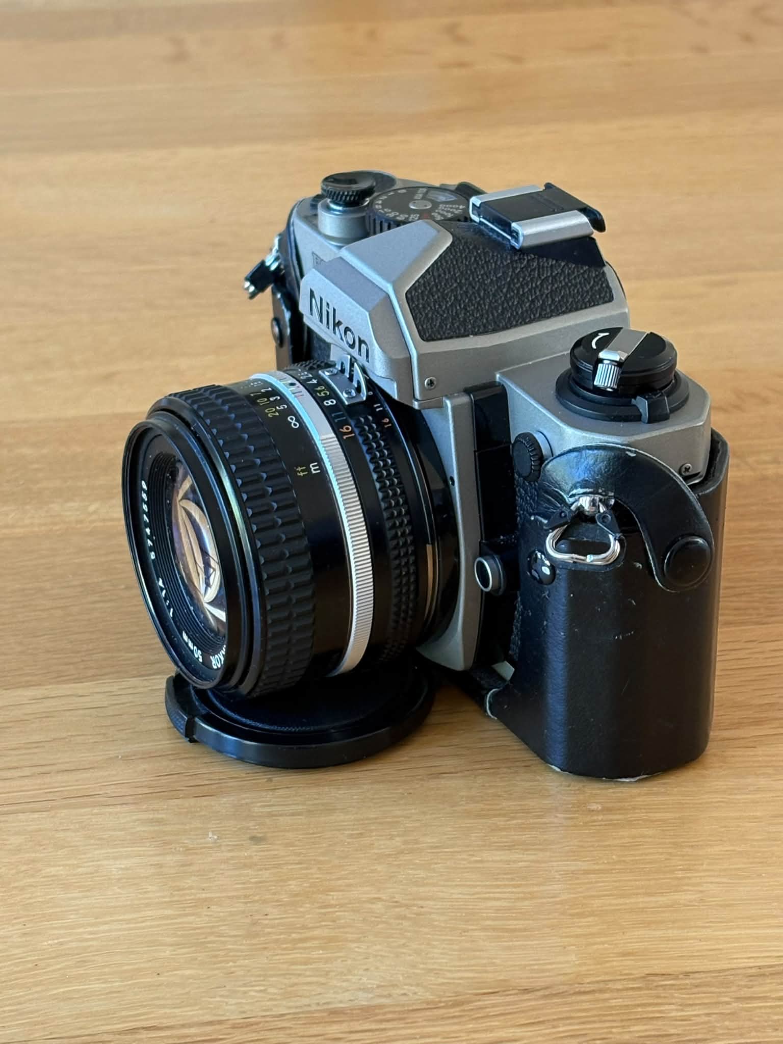 Nikon FM2 camera with 50mm f/1.4 lens