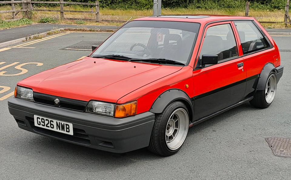selling my nissan sunny zx as no room to keep , good overall