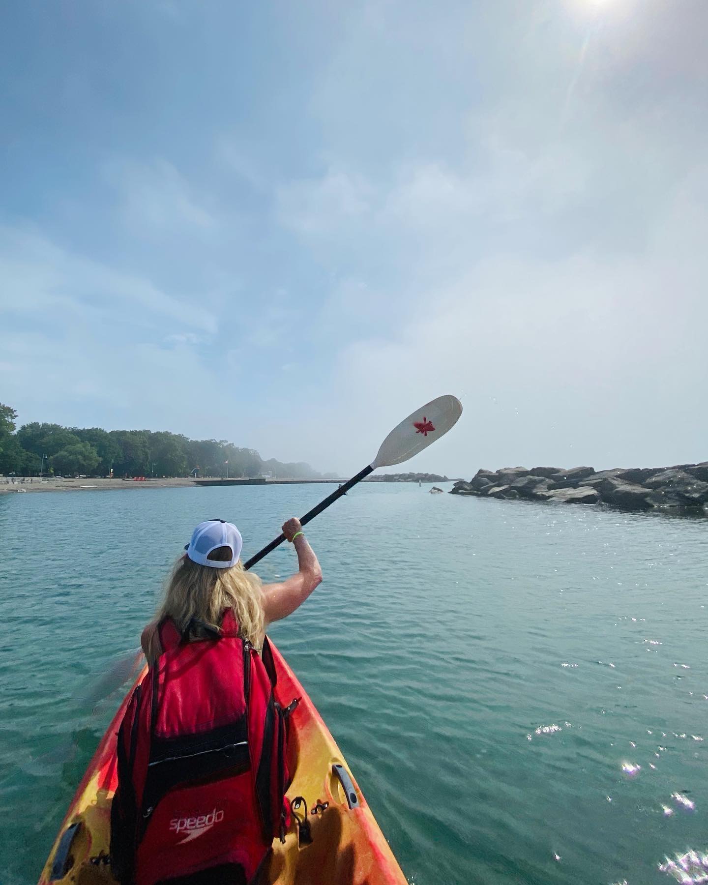 ⛅️🌫💫 Enjoying our sit-on tandem... - Toronto Beach Kayak | Facebook