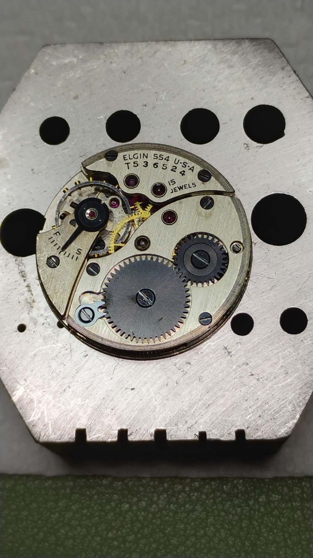 Mouvement De Montre Mécanique Richard Peseux 320 - Occasion, Fabriqué En Suisse