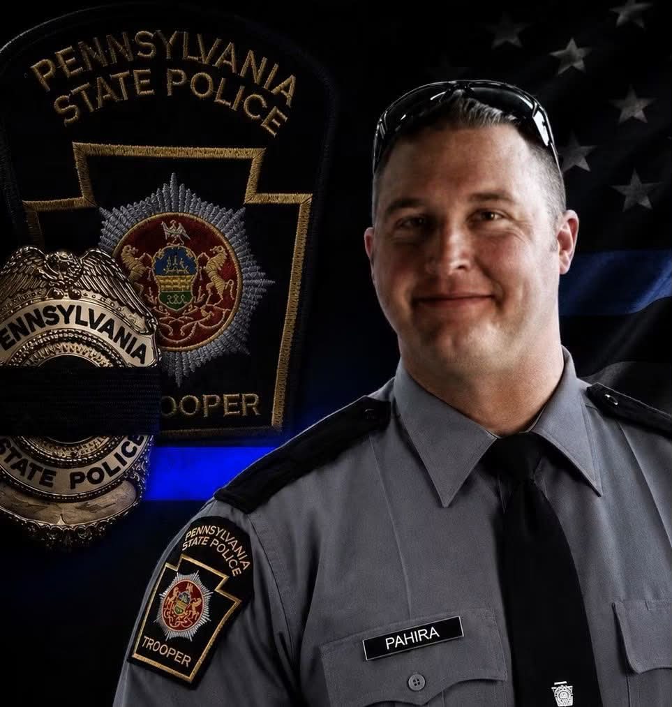 The first procession for Trooper Michael Pahira has arrived at