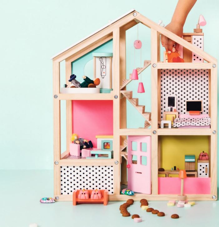 Cuisine Miniature Maison Poupée Meuble Maison Poupee, 23 Pièces Cuisine