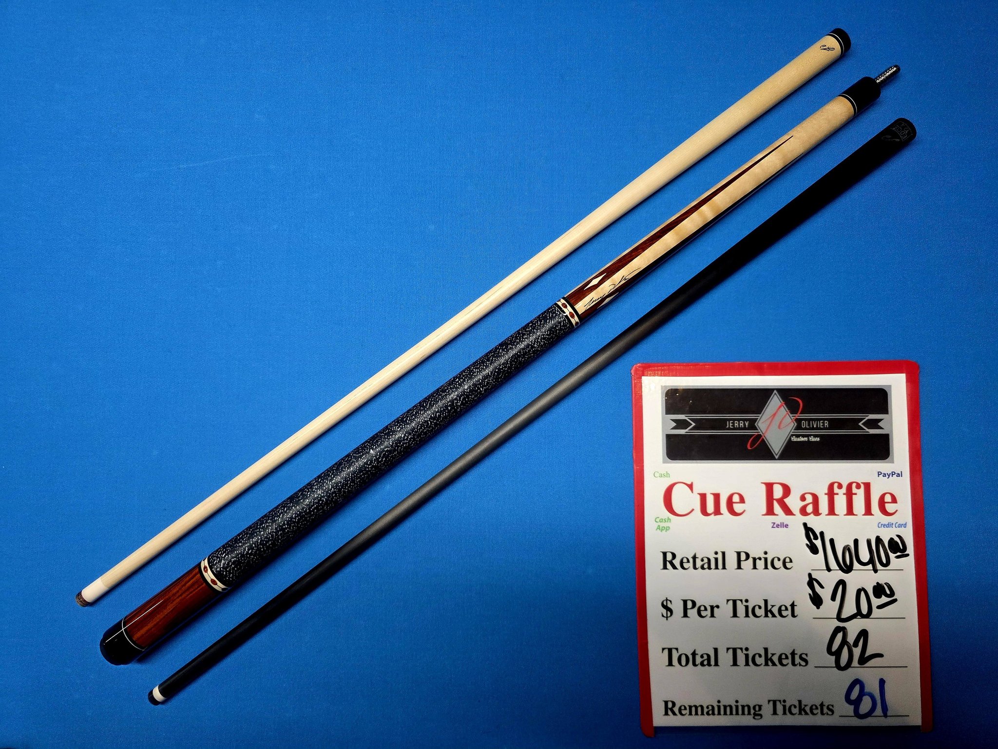 Jerry Olivier Custom Cues | Pearland TX