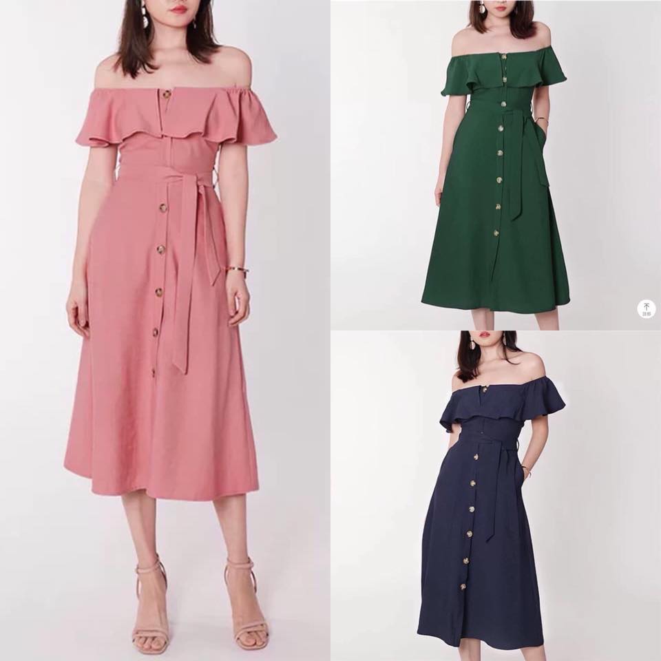 The_trend_ph - Offshoulder Buttondown Dress for 360 only! Fits small to ...
