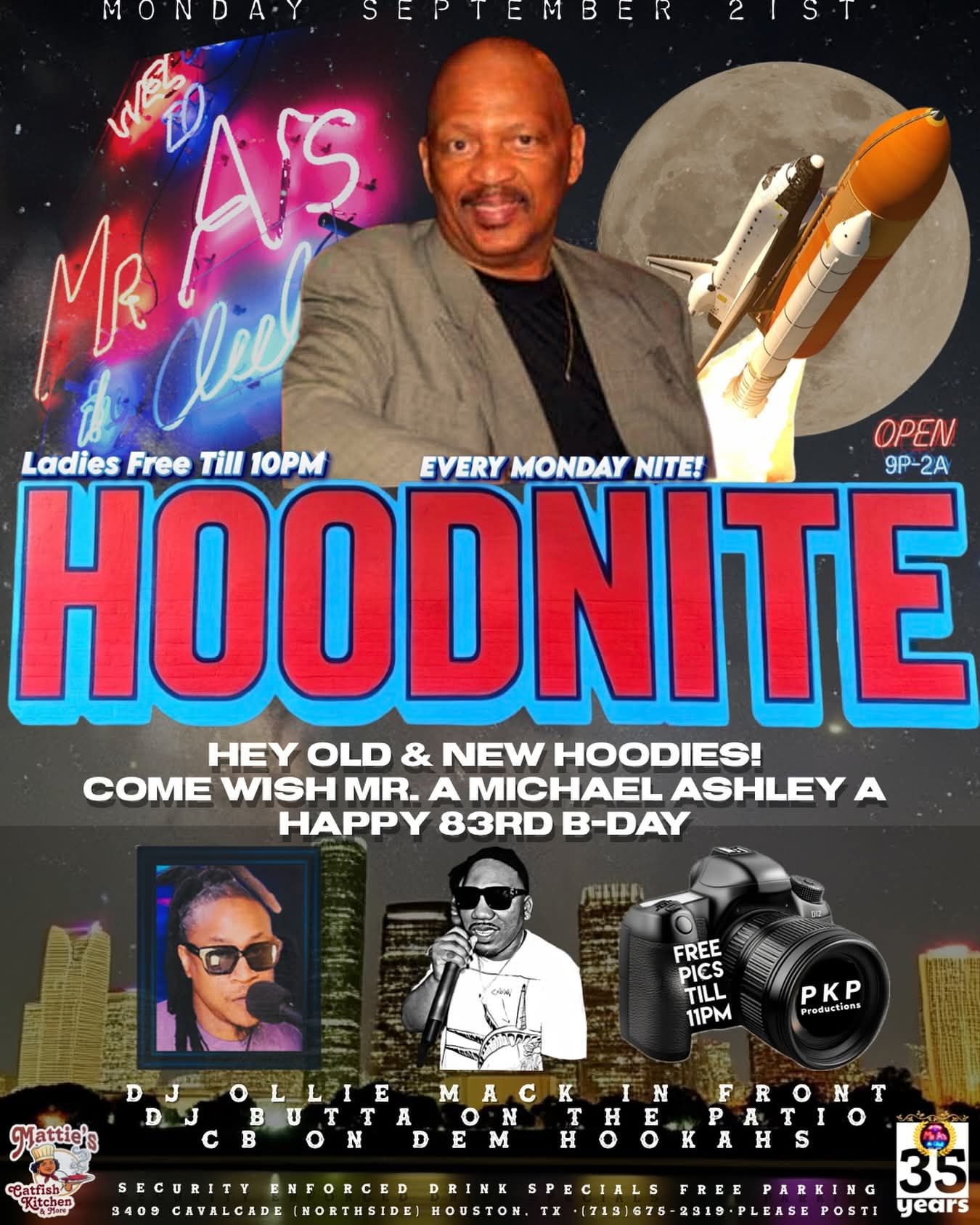 Mr. A's 83rd birthday celebration in Houston on September 21st