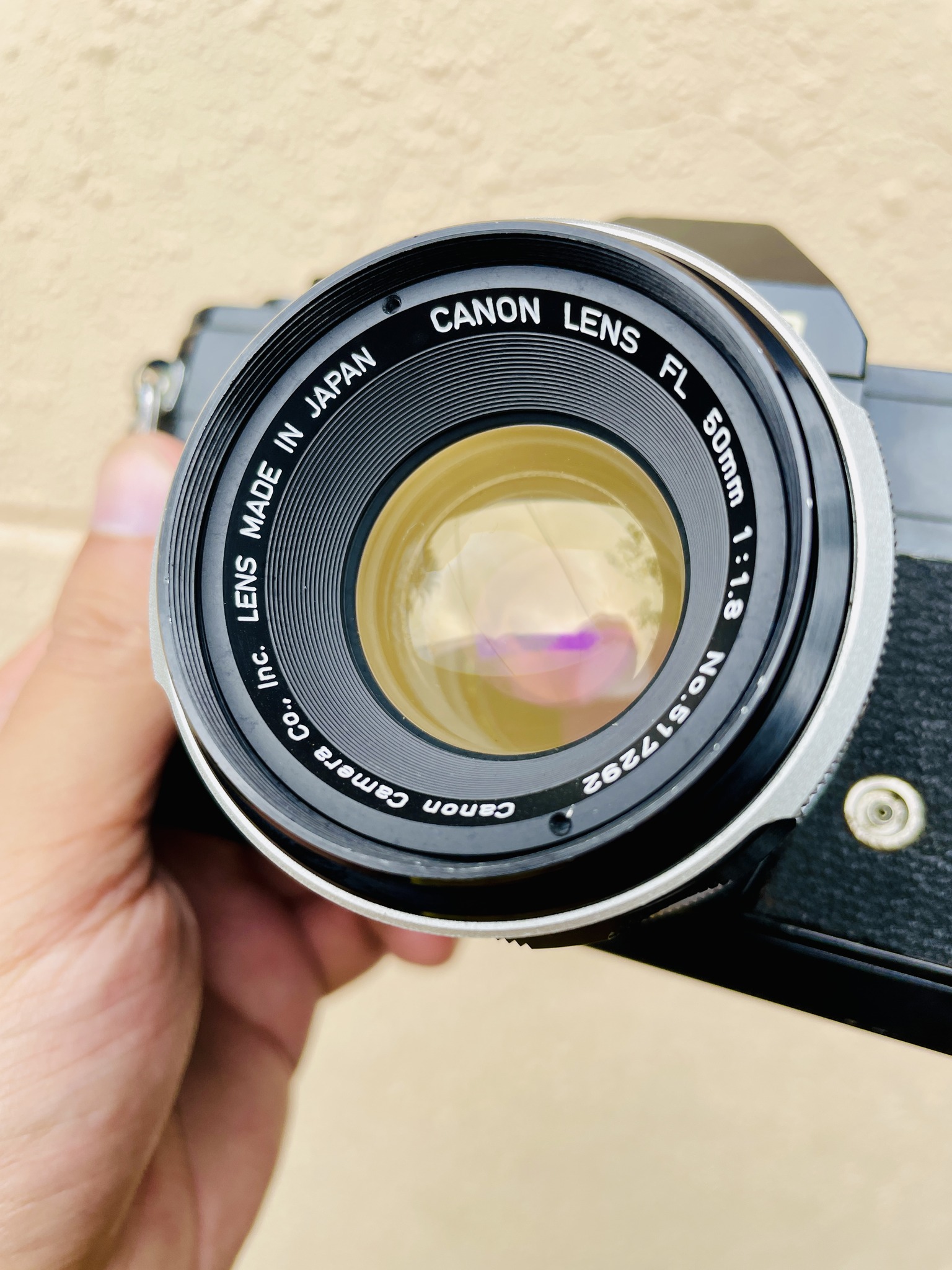 Testing Canon FTB QL with 50mm lens