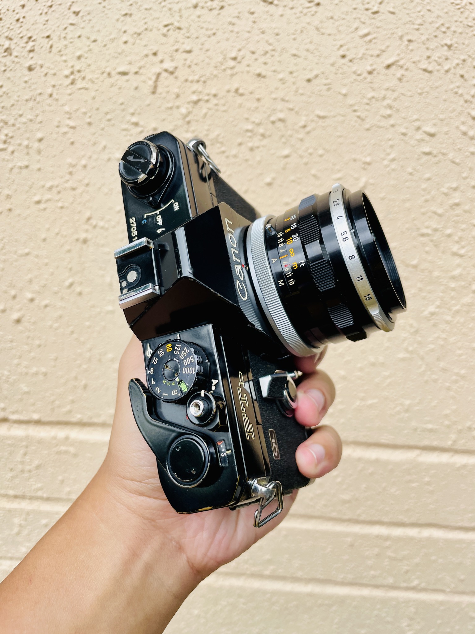 Testing Canon FTB QL with 50mm lens