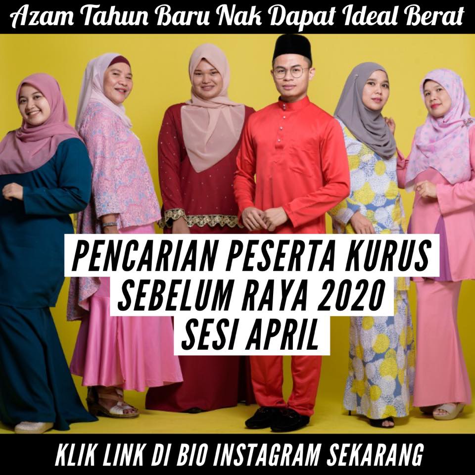 PROJEK KURUS SEBELUM RAYA SECARA ONLINE... - Jom Kurus Online