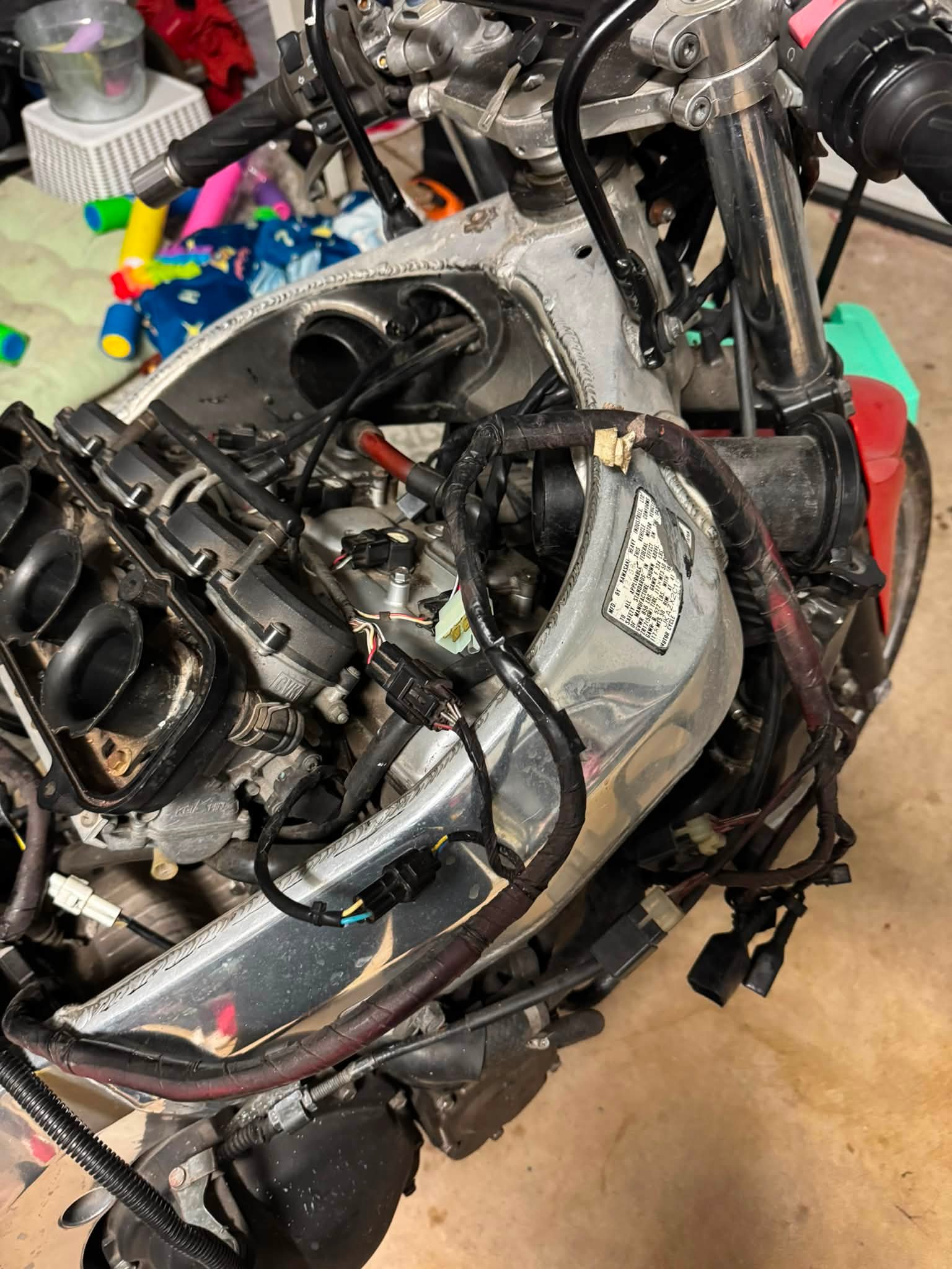 What parts are needed for a 1999 Kawasaki ZX-9R project?