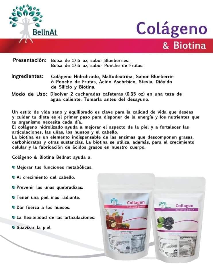 Bellnat USA - #Colageno_con_biotina 📍 Mejora tus... | Facebook
