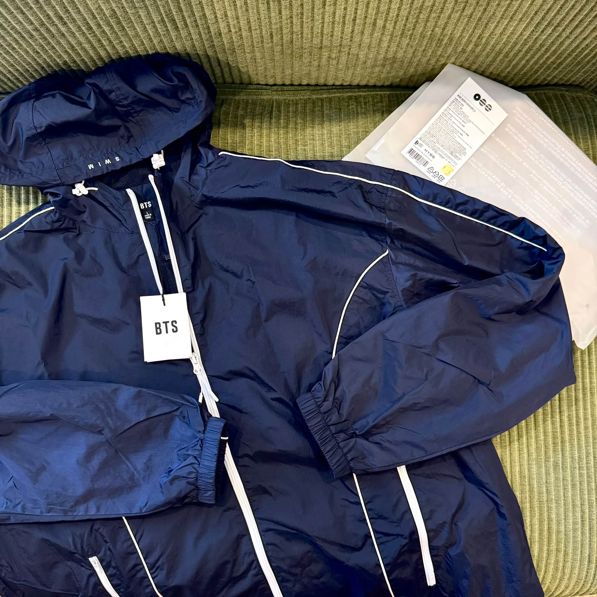 BTS DIVE Wind Jacket for Sale - Brand New, Size Large ($170)