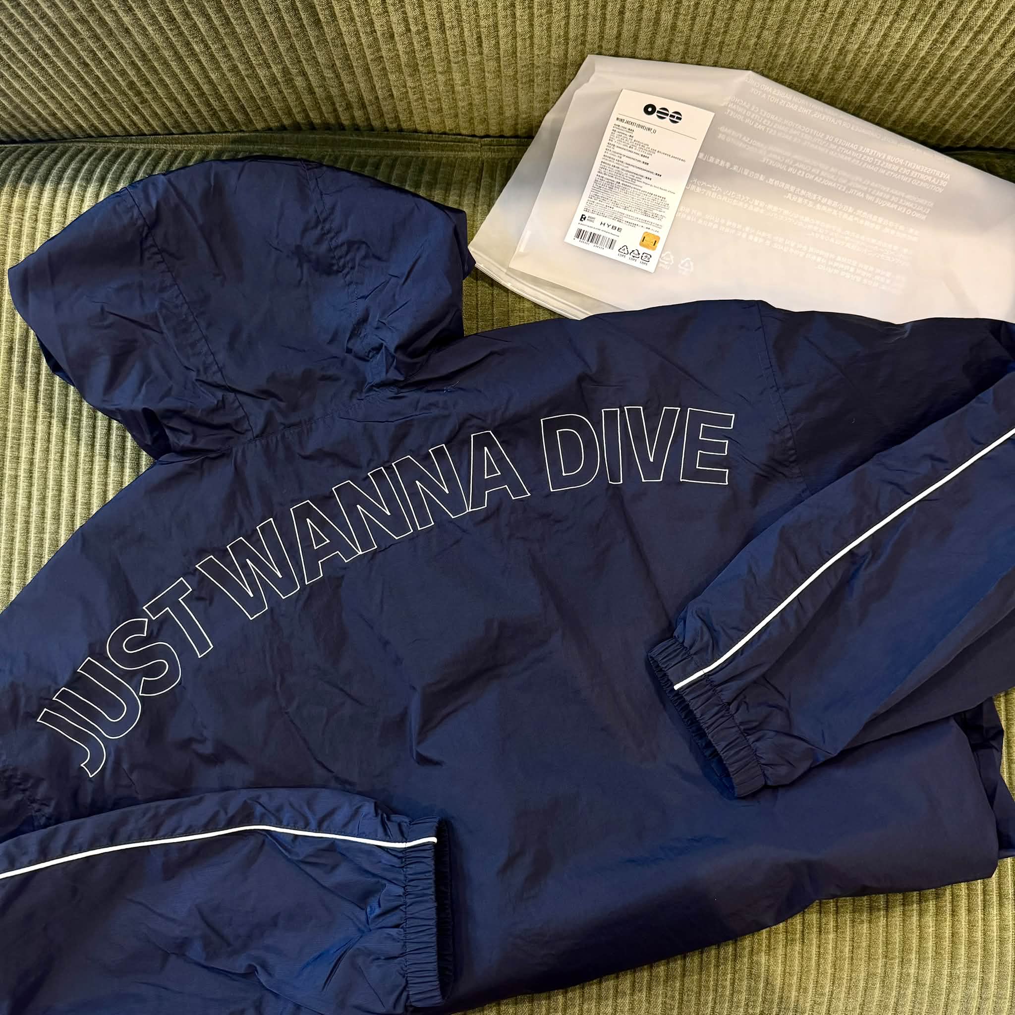 BTS DIVE Wind Jacket for Sale - Brand New, Size Large ($170)
