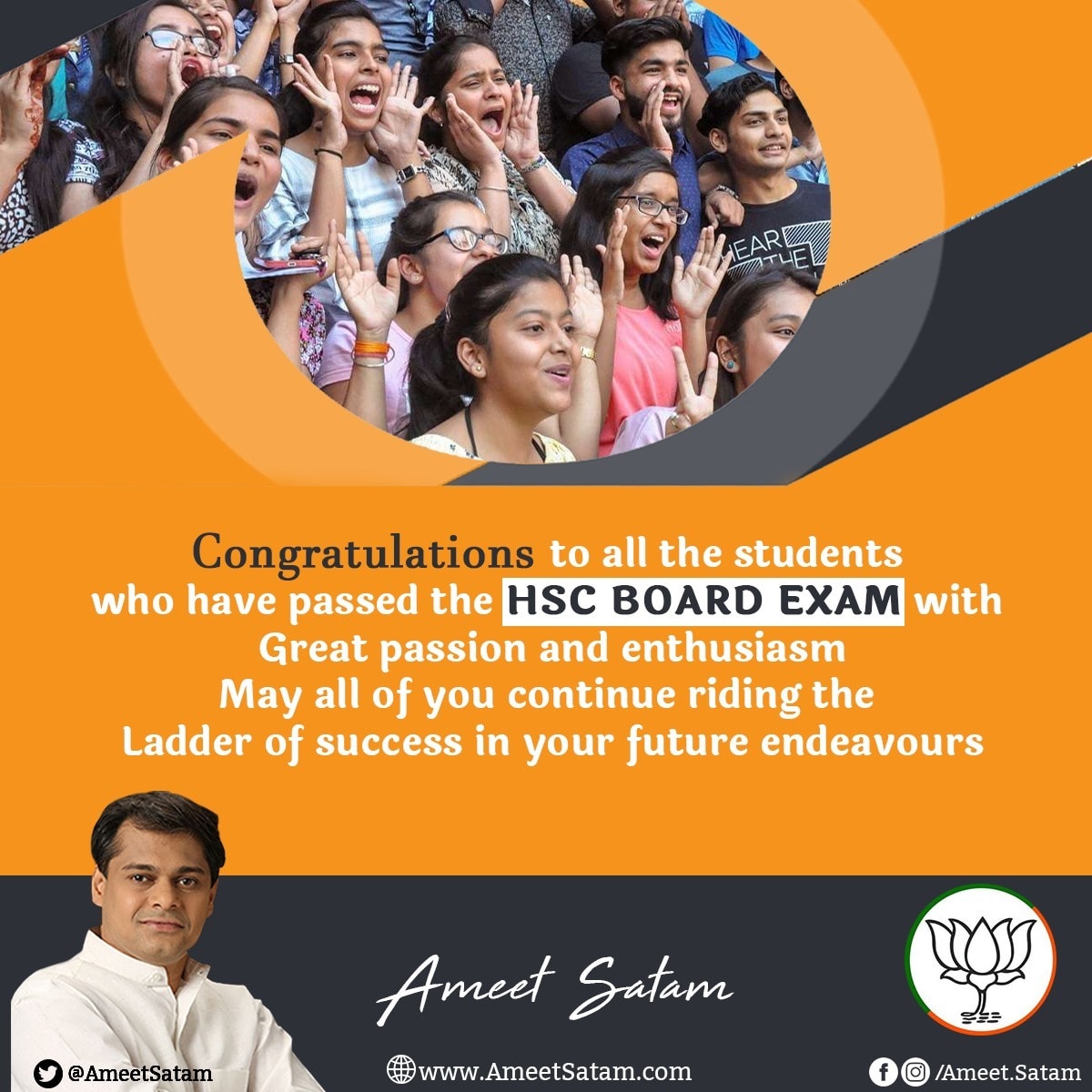 Ameet Satam - Congratulations to all the students who have...