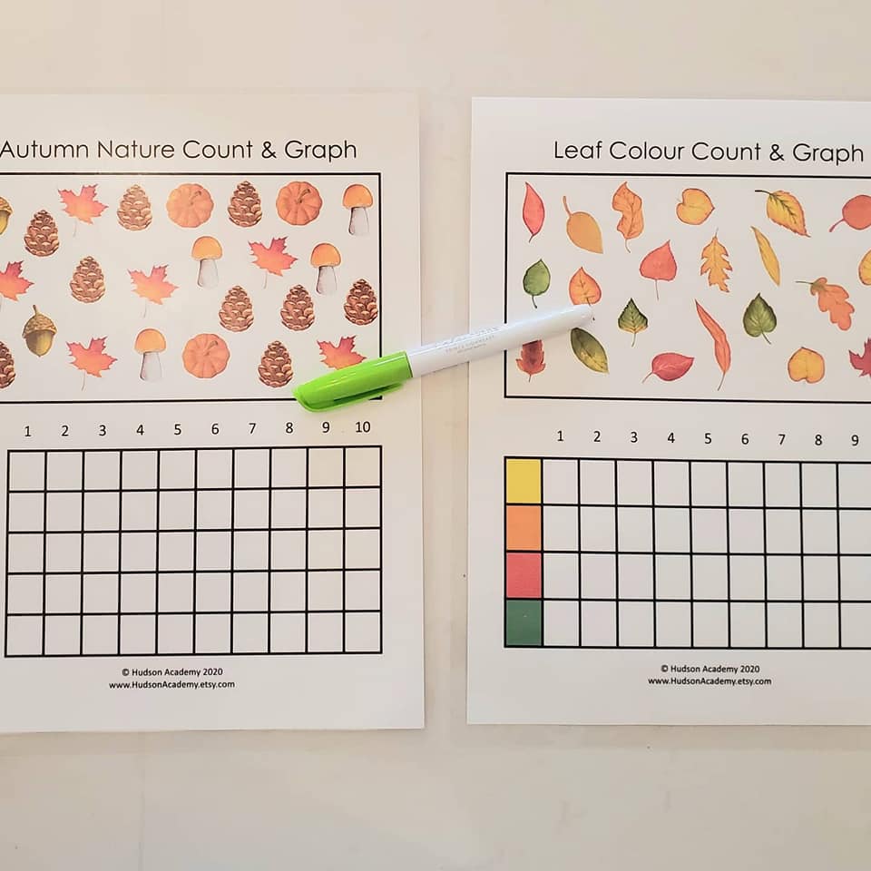 Kidtivities - MATH NATURE GRAPHING 🍁 . As one of our... | Facebook