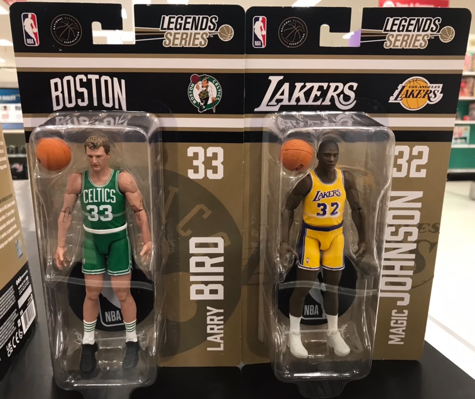 McFarlane NBA Legends フィギュア 4体セット McFarlane reveals its new articulated #NBA figures with basketball