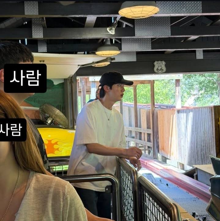 BTS's Namjoon at Six Flags in Texas