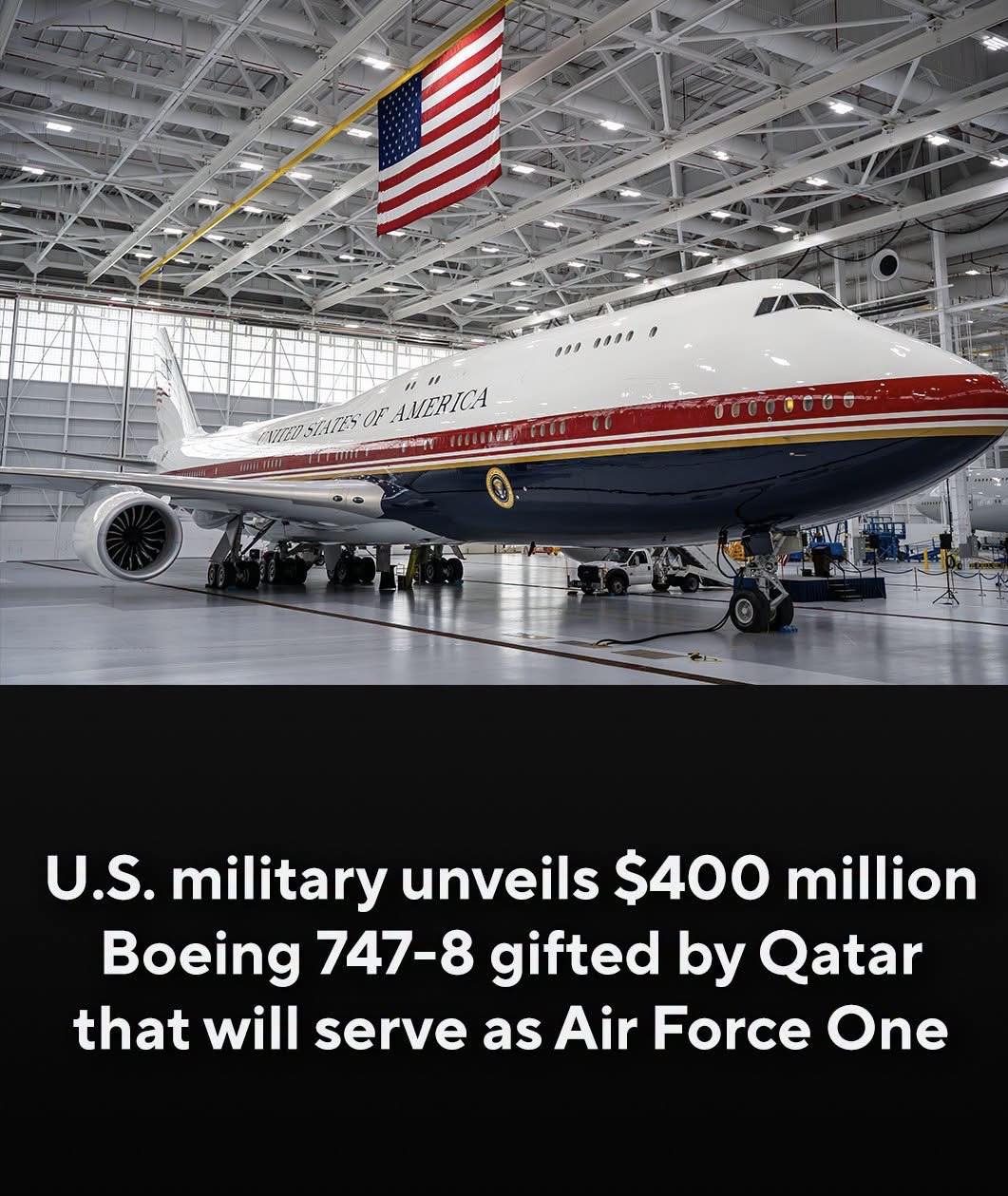 🇺🇸 NEW AIR FORCE ONE UNVEILED The Air Force just gave the public