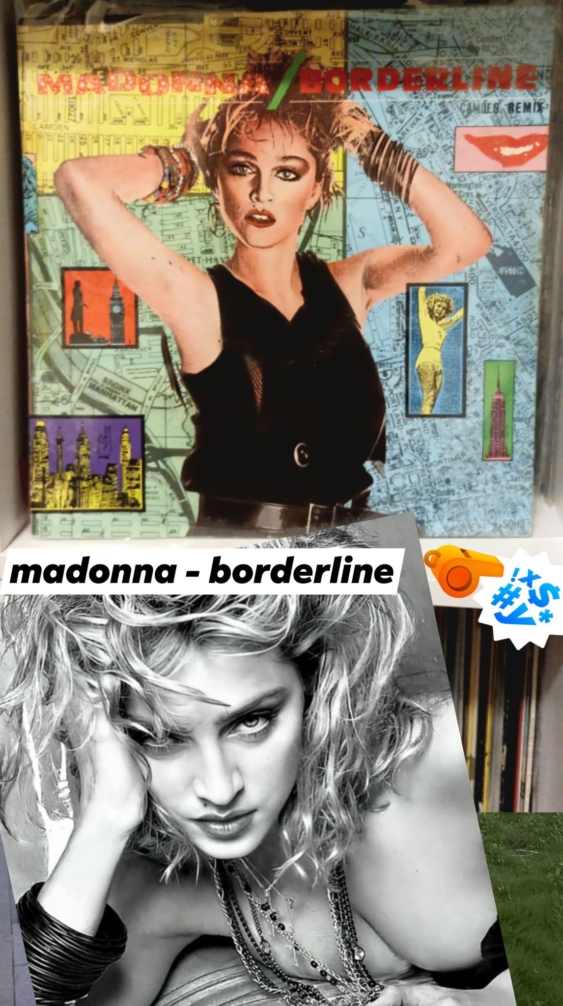 Madonna's Borderline 12 remix single