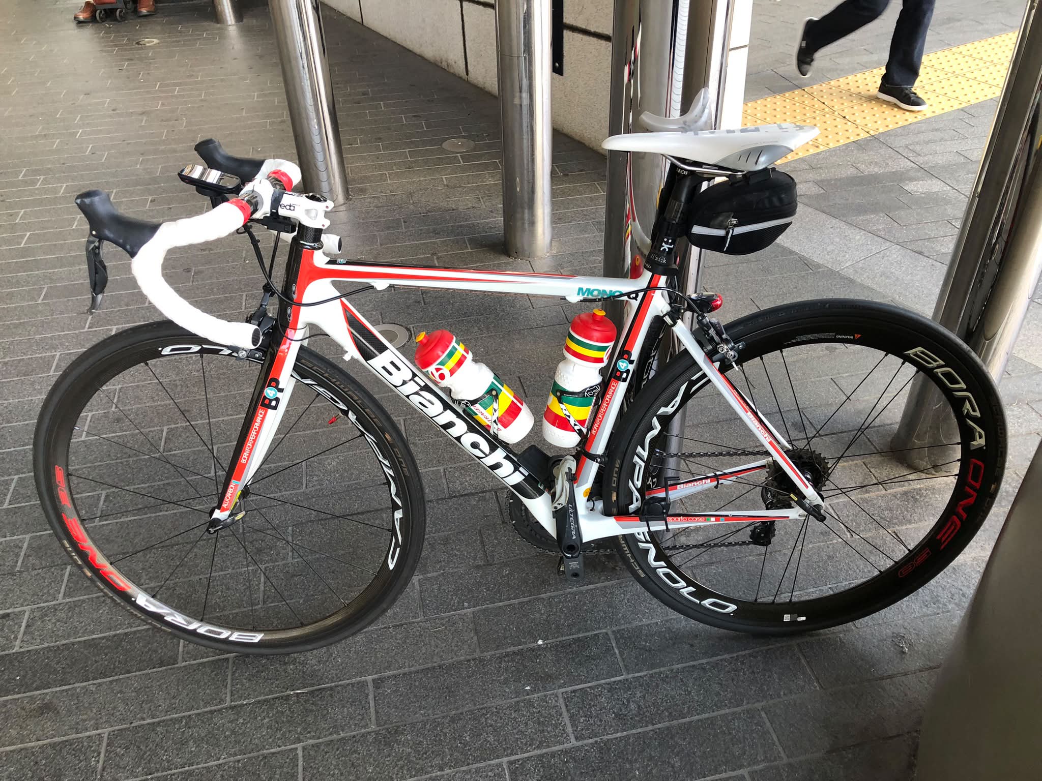 My Bianchi Freccia Celeste 2005, upgraded with a Shimano 105 R7000 🚲