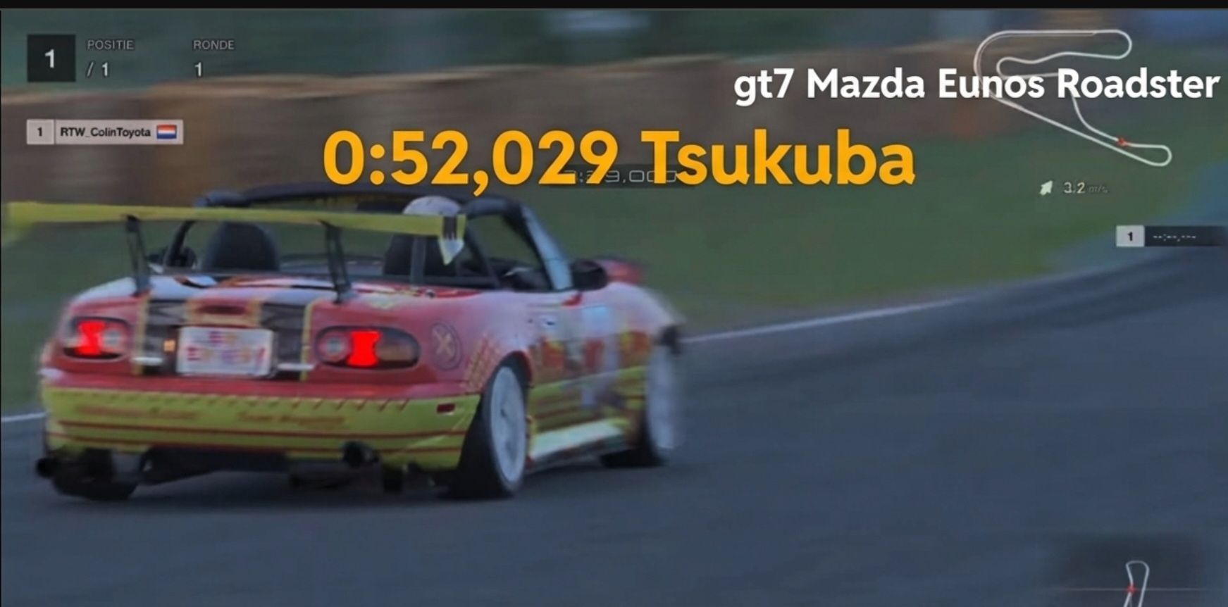 Faster Miata lap times at Tsukuba in Gran Turismo 7?