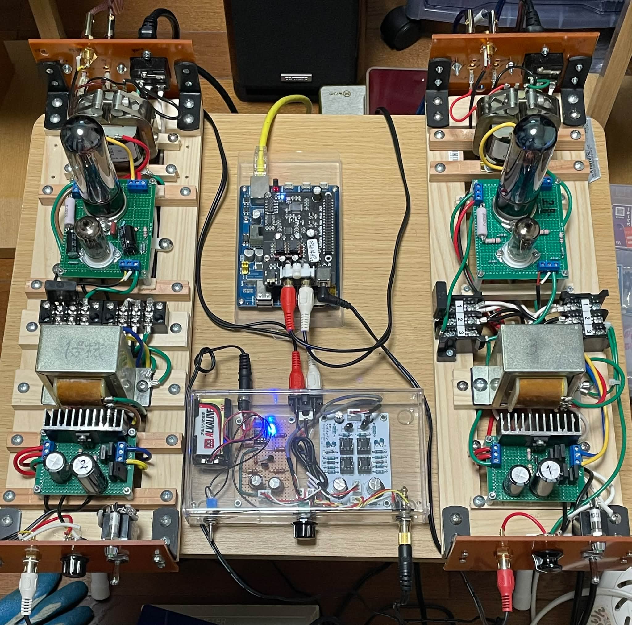先日，NJM4580の等価回路をもとにディスクリートオペアンプを作成し
