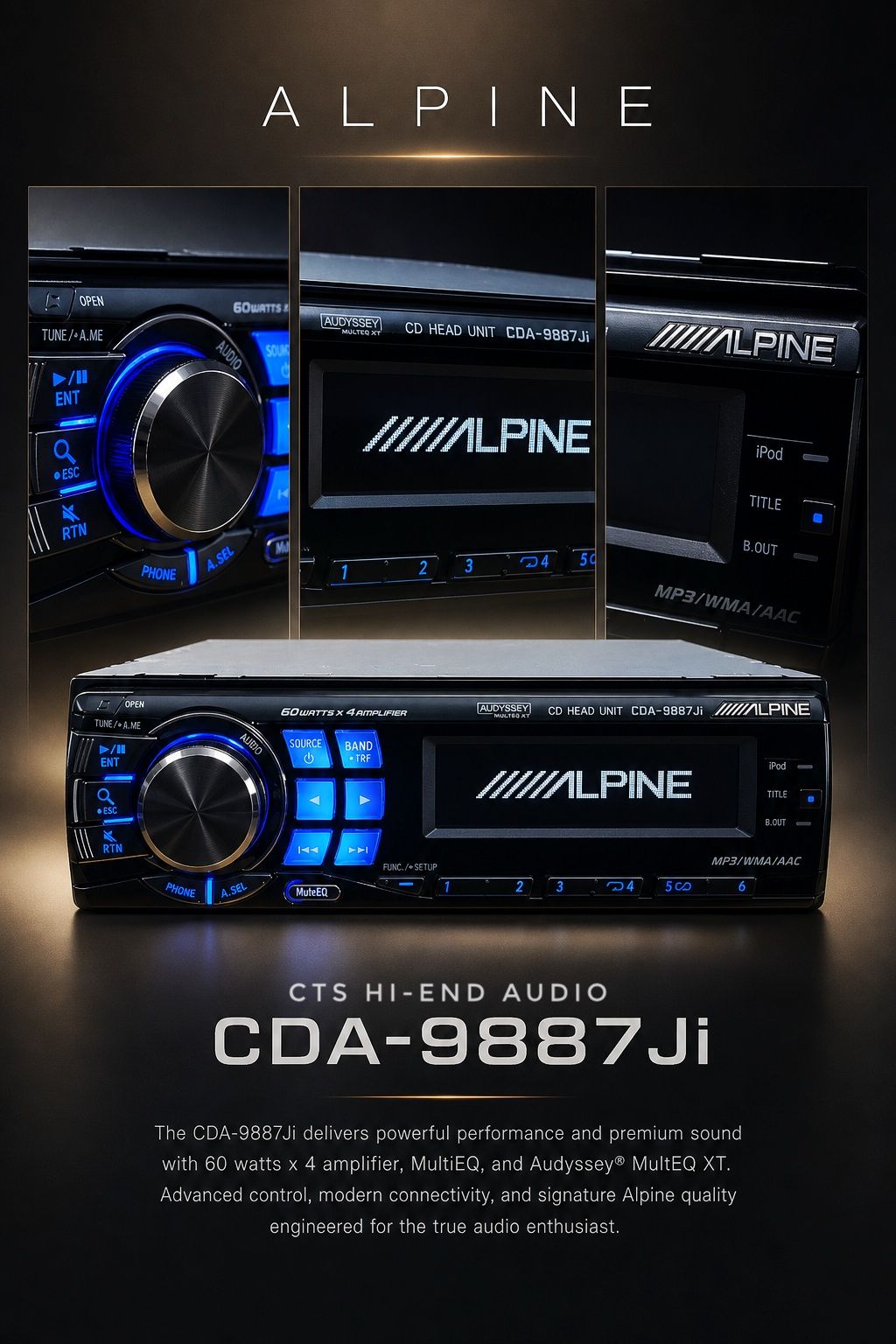Carrozzeria Serie CDS-P60, KEH-P60 carrozzeria by PIONEER camuzera