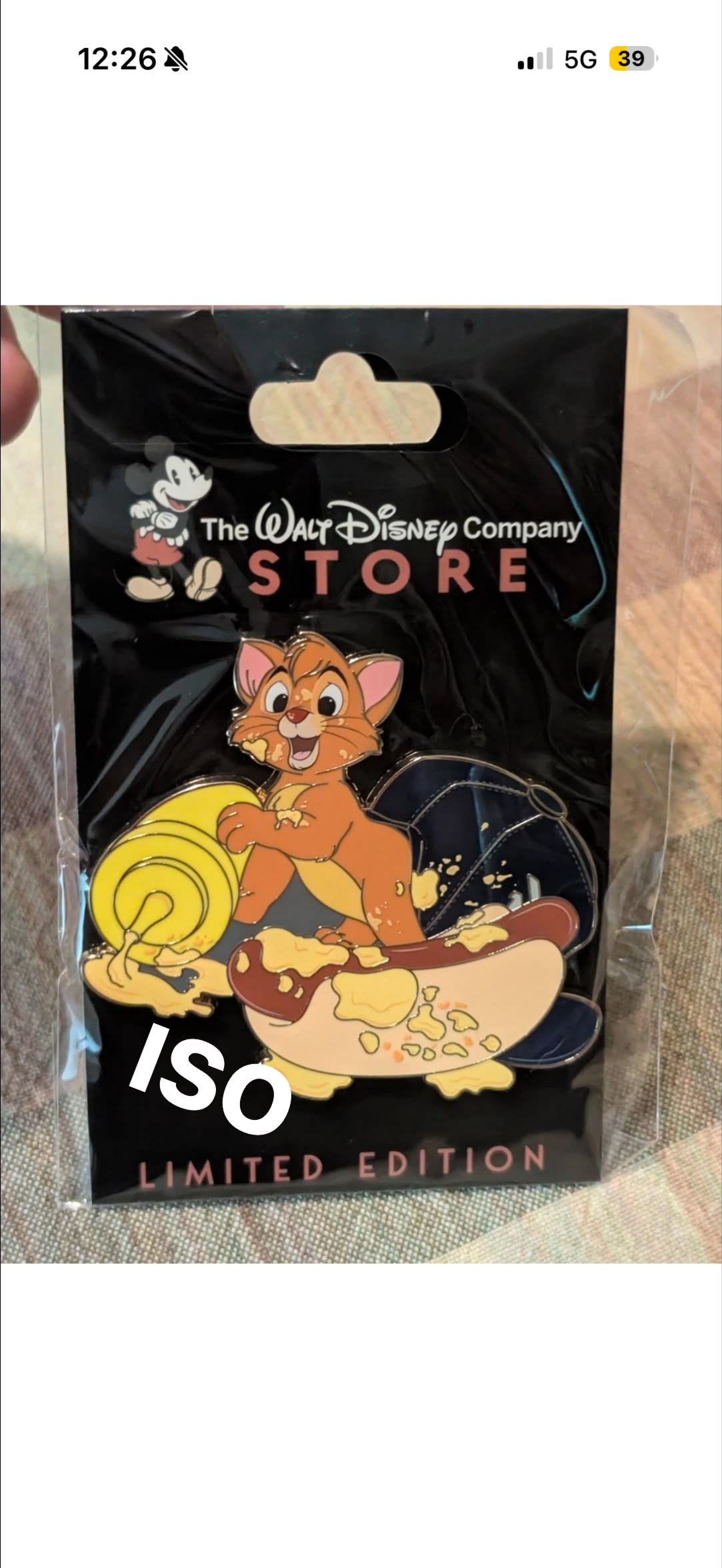 Anyone have this Oliver pin that is looking for Elsa stamp?
