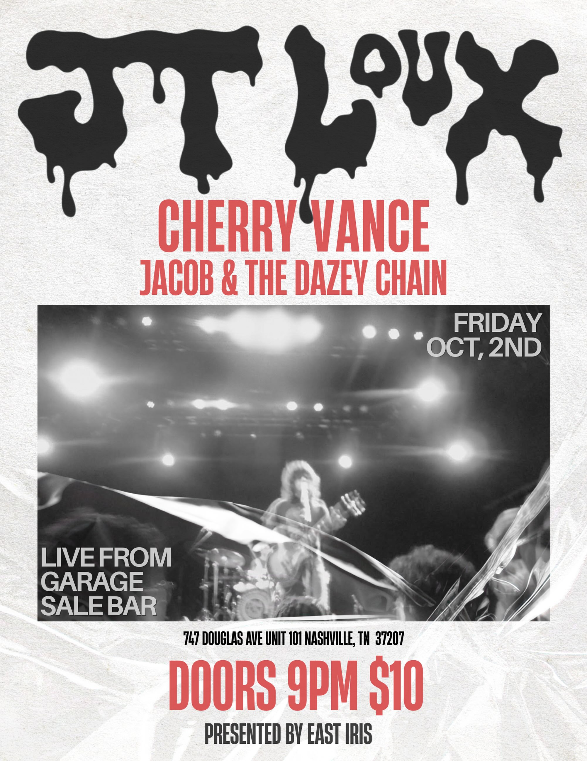 Jt Loux concert at Garage Sale Bar Nashville