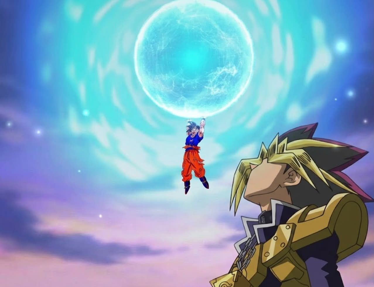 I don't need your help Goku!!! Plus you're in the wrong anime!!!!