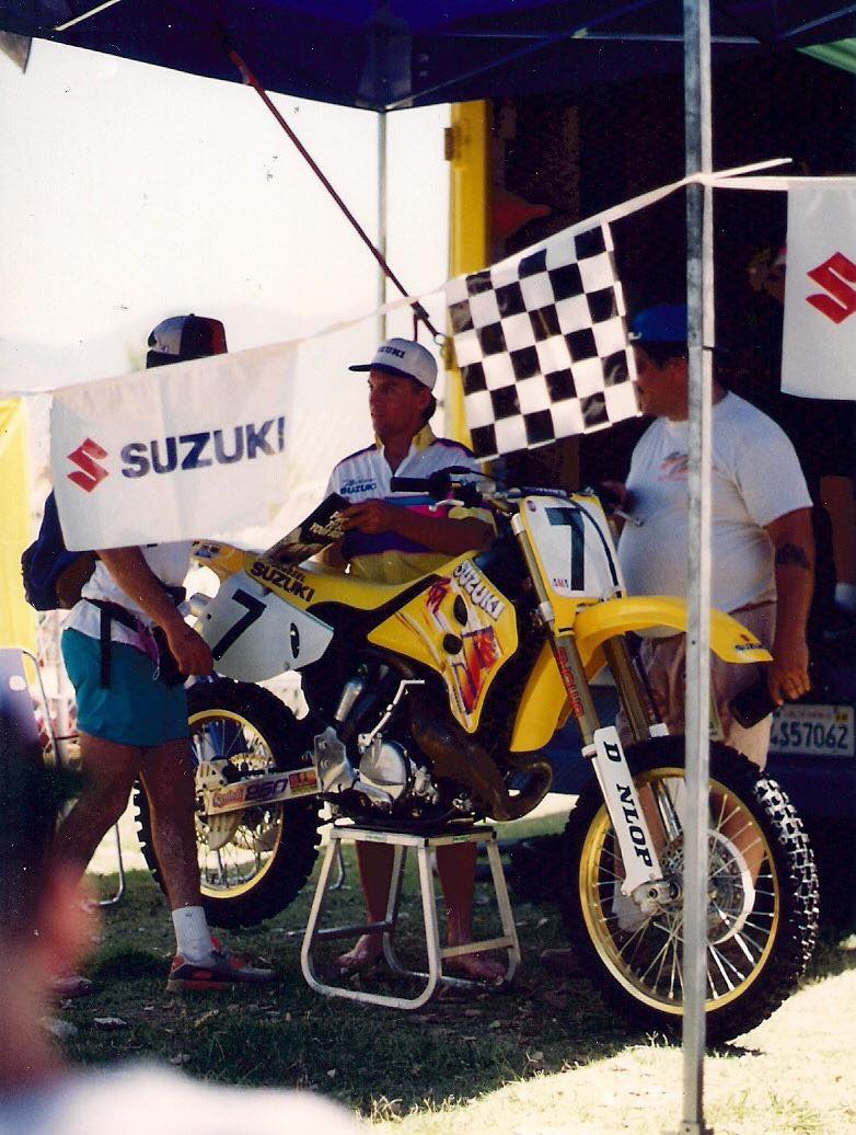 Robbie Reynard. Glen Helen 1999. 9th overall on a Team Suzuki