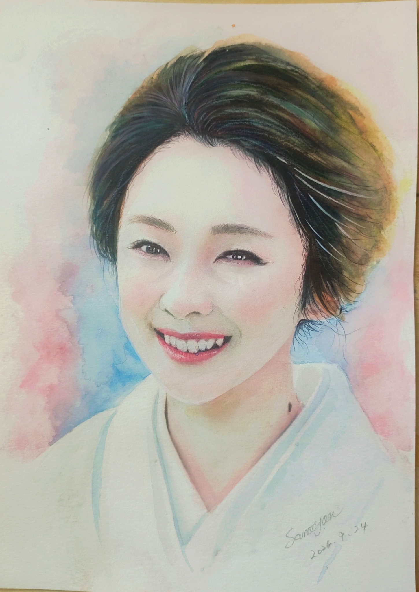 🕺私の♪私の♪感性～♪👏👏 左描き～～～🎼🕺 【目指すなら大きく