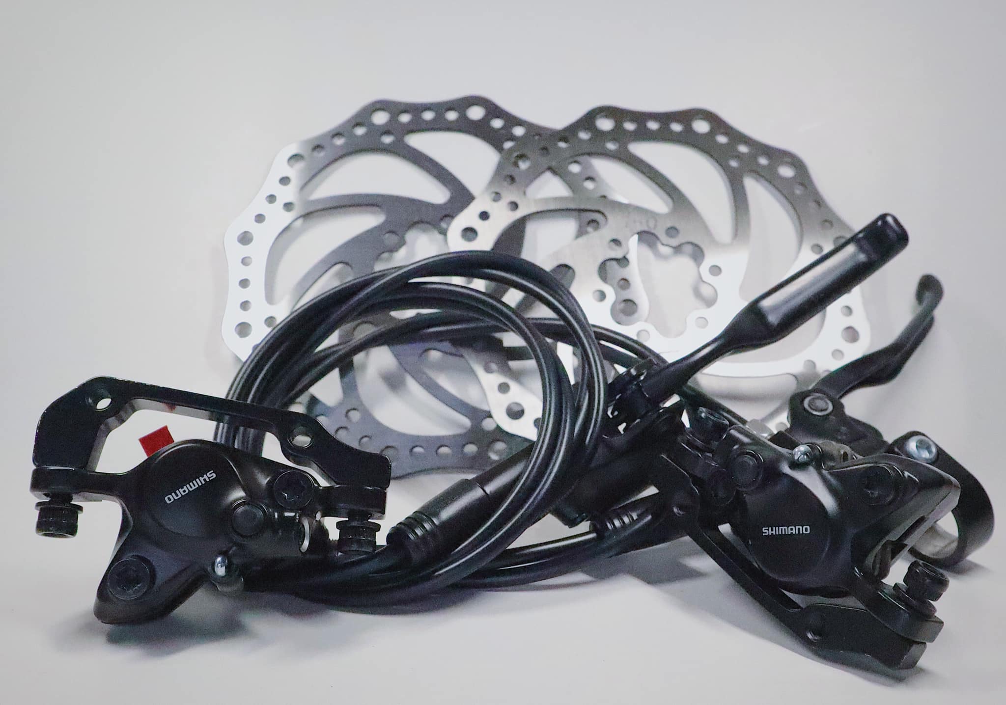 Shimano BL-BR MT200 Hydraulic Disc Brake Set W/ HS1 Rotors & RT56 – MTB Bicycle