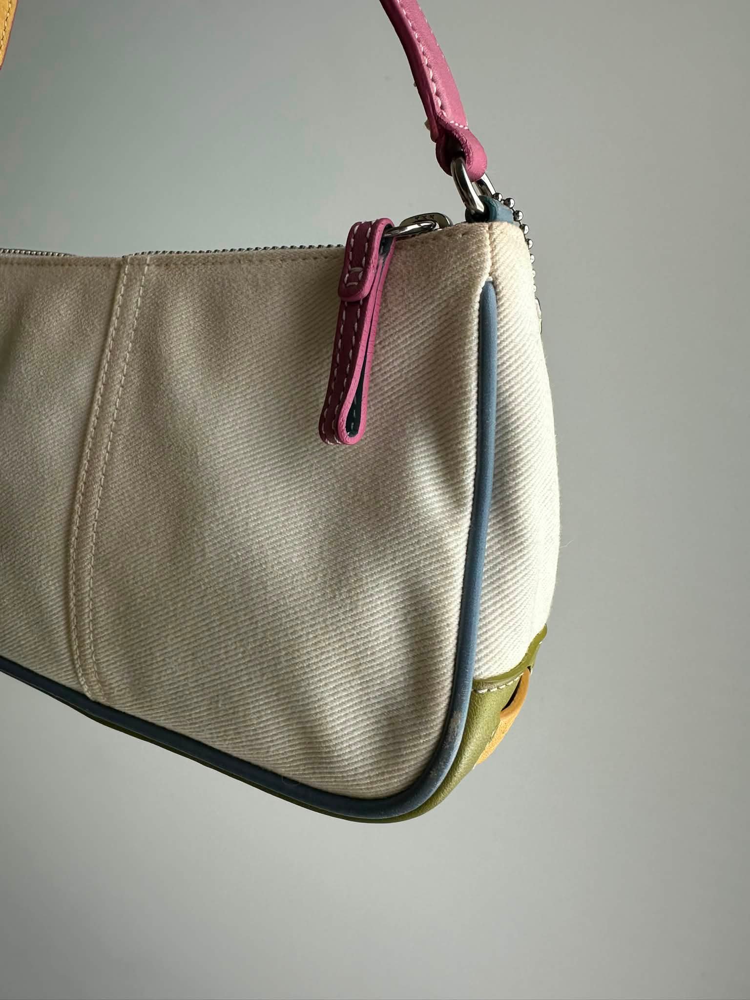 Coach Shibuya Spring 2003 Floral Demi Bag for Sale