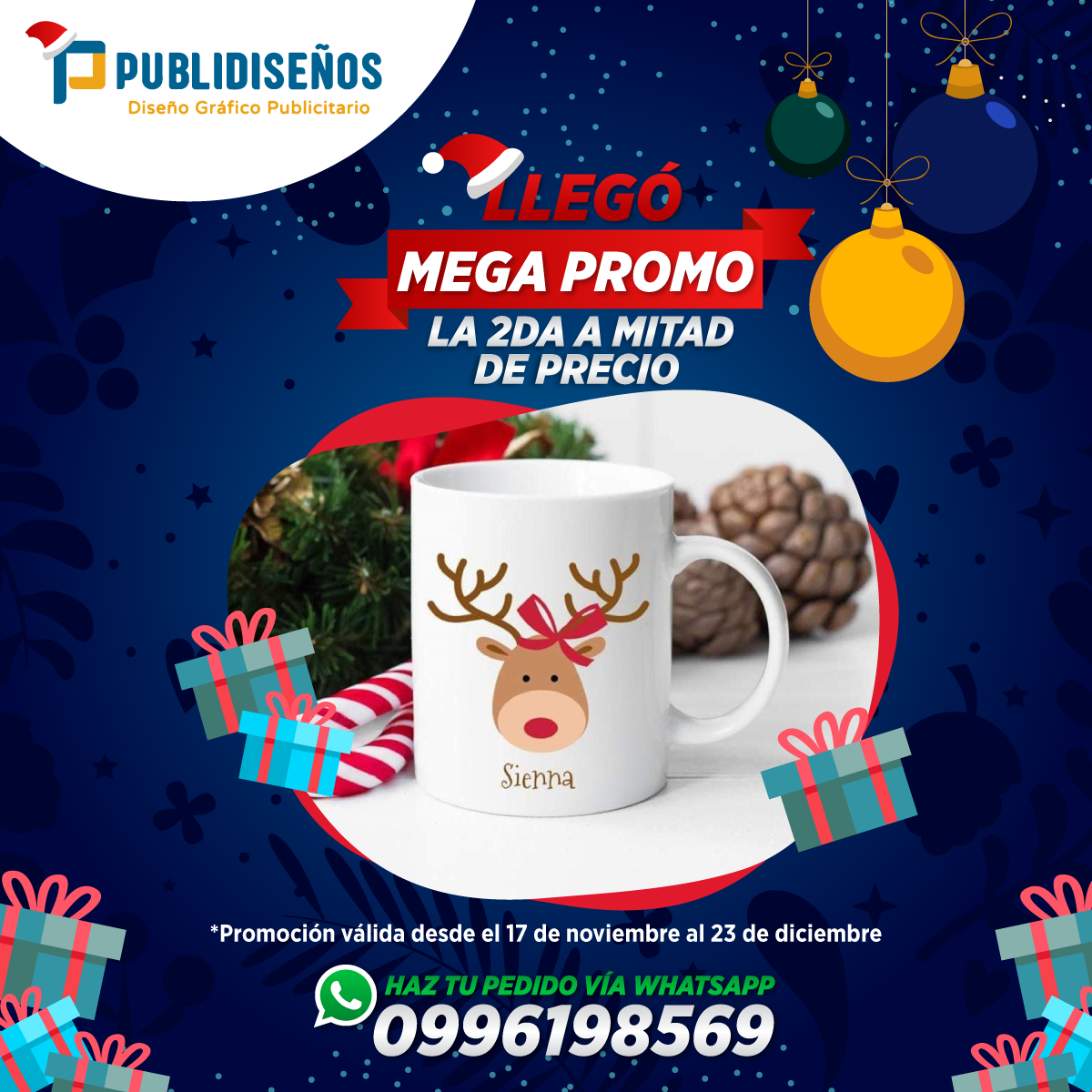 PubliDiseñosDG - LLEGÓ LA MEGA PROMO NAVIDEÑA 🎅🏻🎉 ¡Lleva...