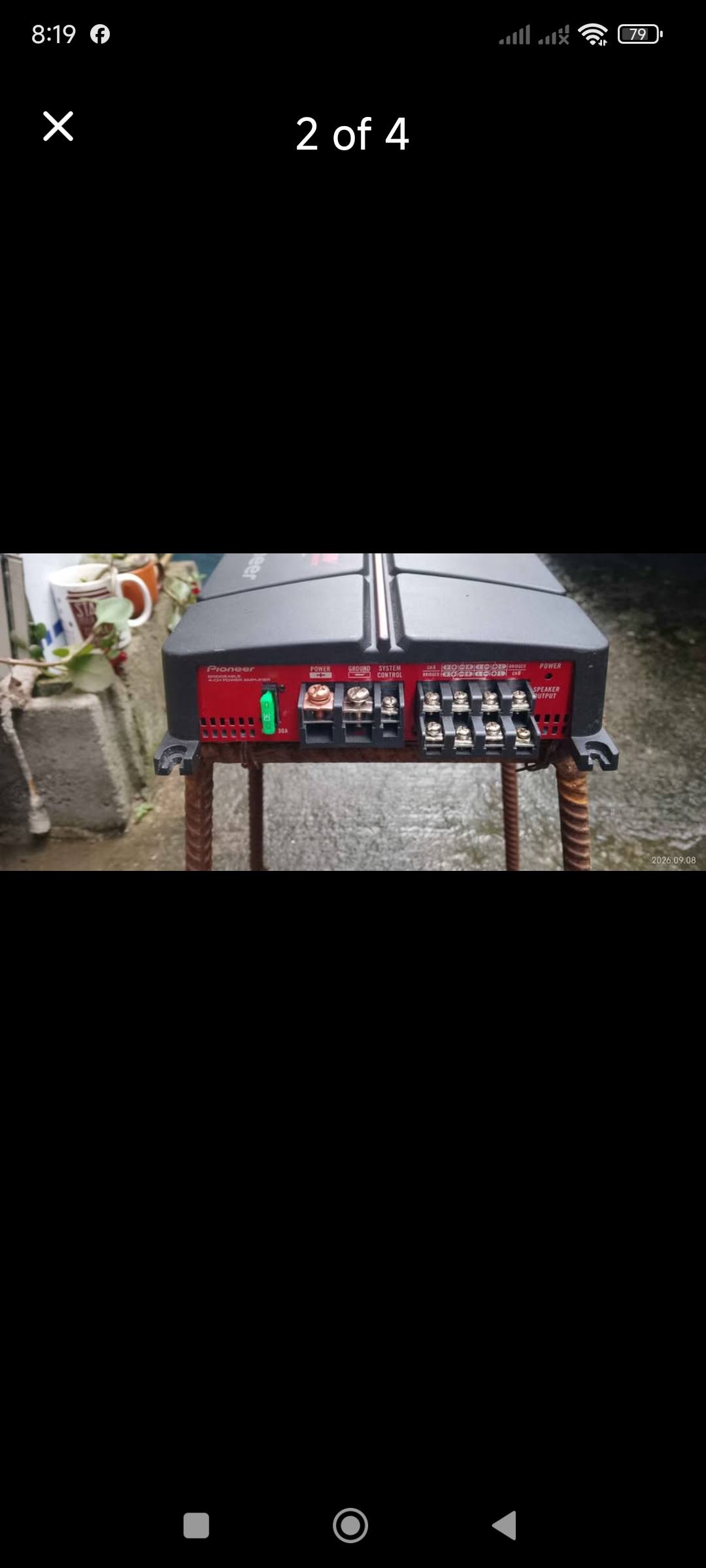 Pioneer Carrozzeria GM-A3200 2-channel power amplifier