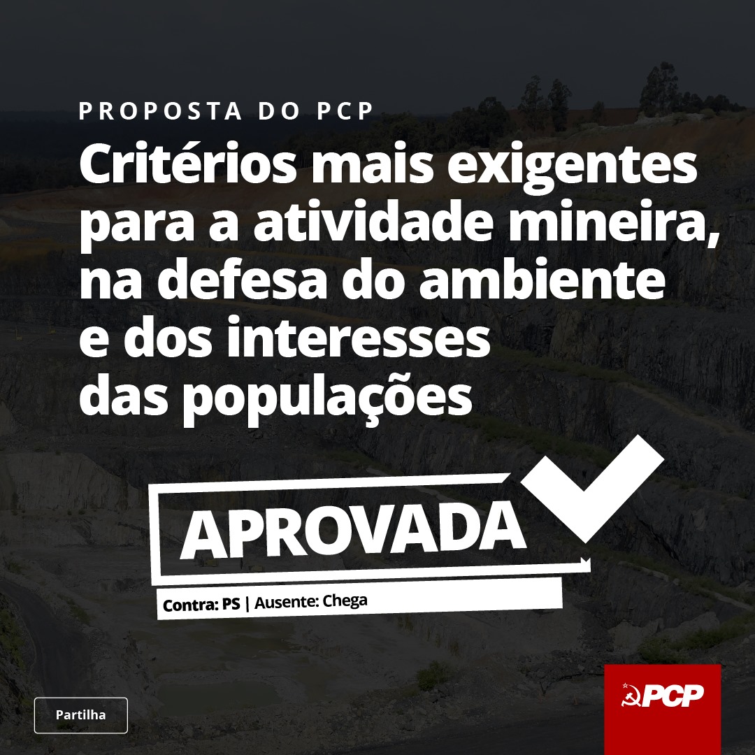 ️ Aprovado! O... - PCP - Partido Comunista Português | Facebook