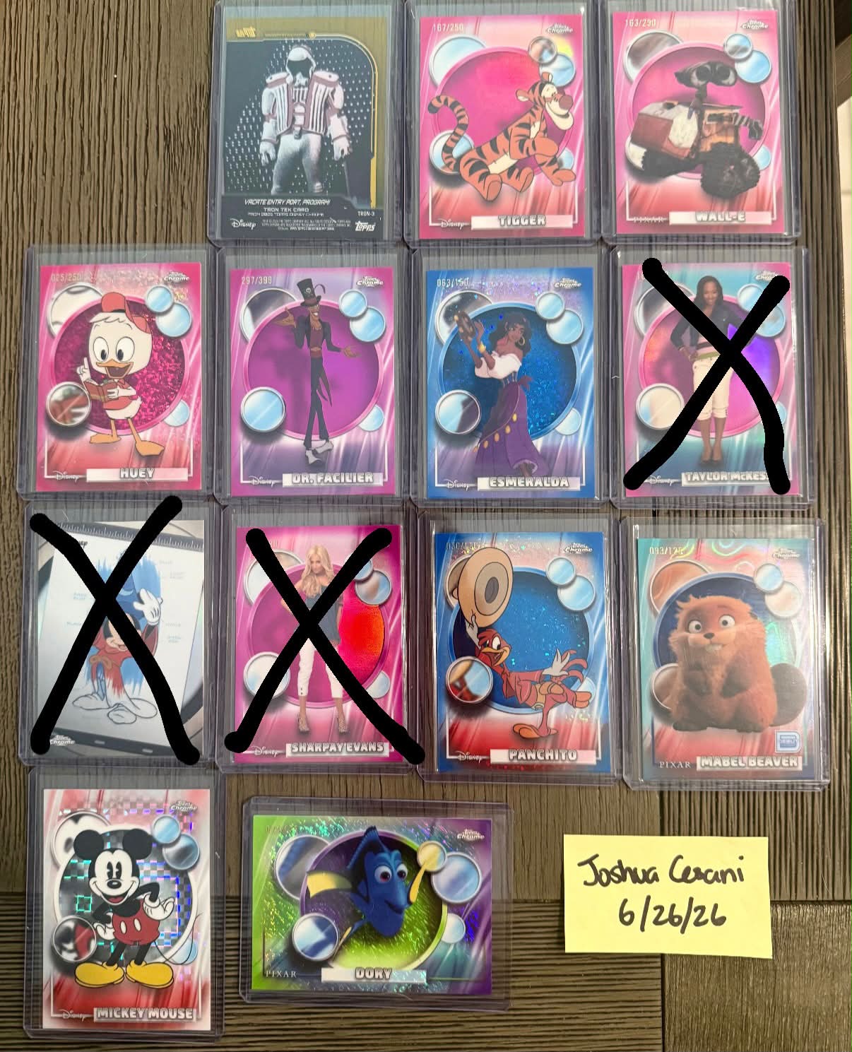 Topps Chrome Disney Tigger card release