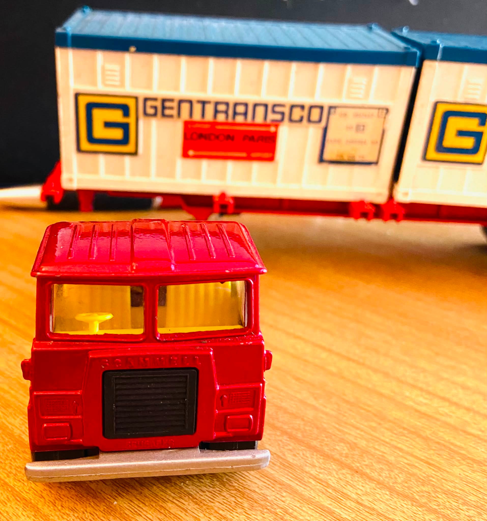 Vintage Matchbox Super Kings K-17 Scammell Crusader Articulated