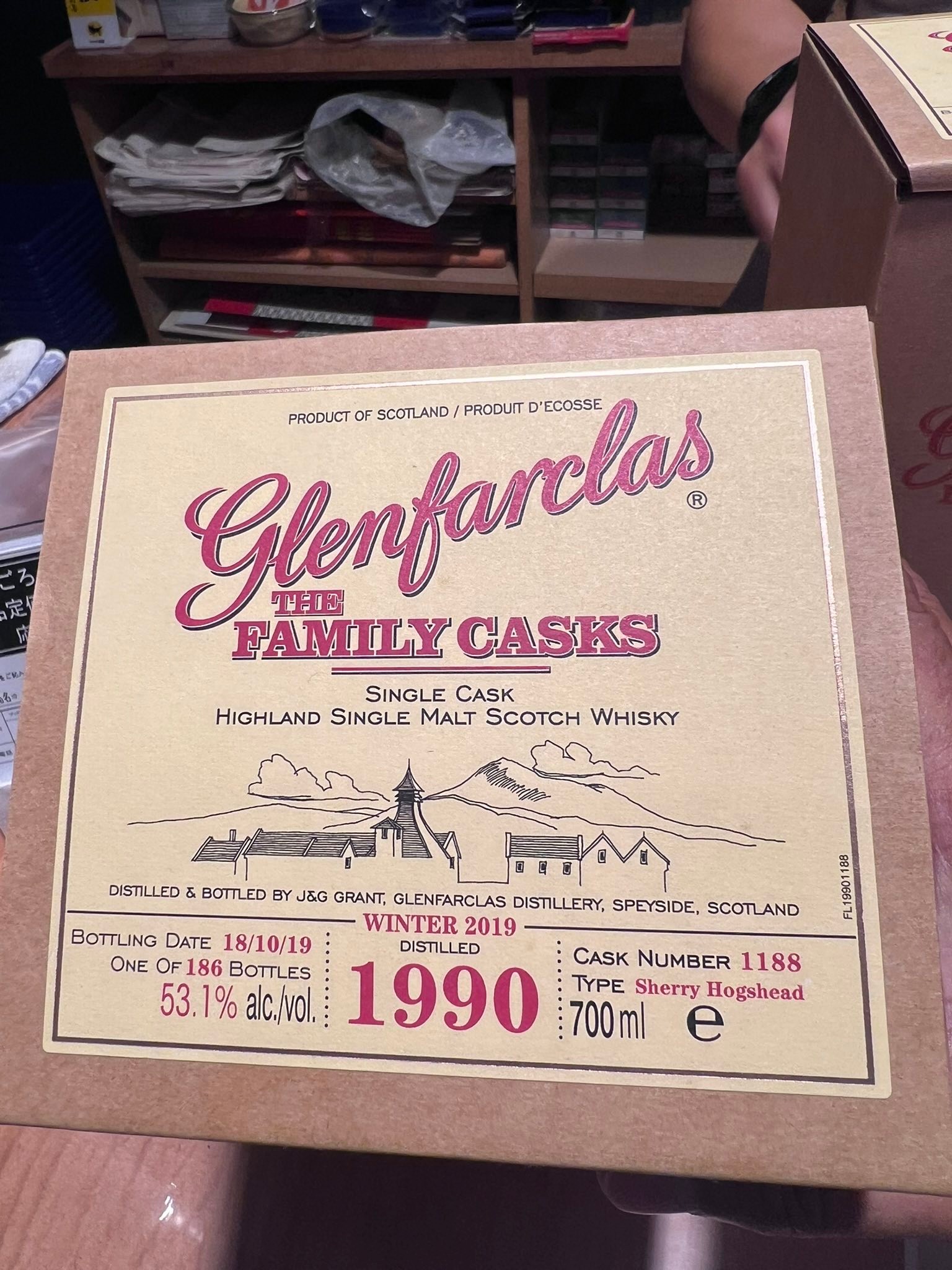 Glenfarclas Familycask 1990-2020 30y 地元の酒屋さんに発売当時の 