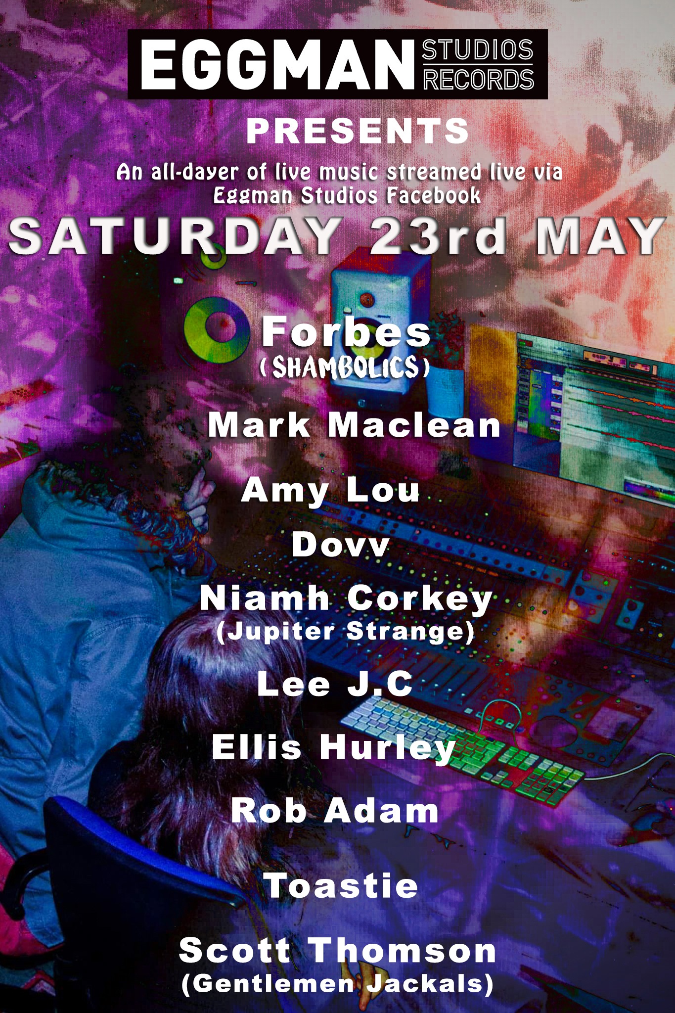 Eggman Studios - Very excited to announce an all-dayer live gig ...