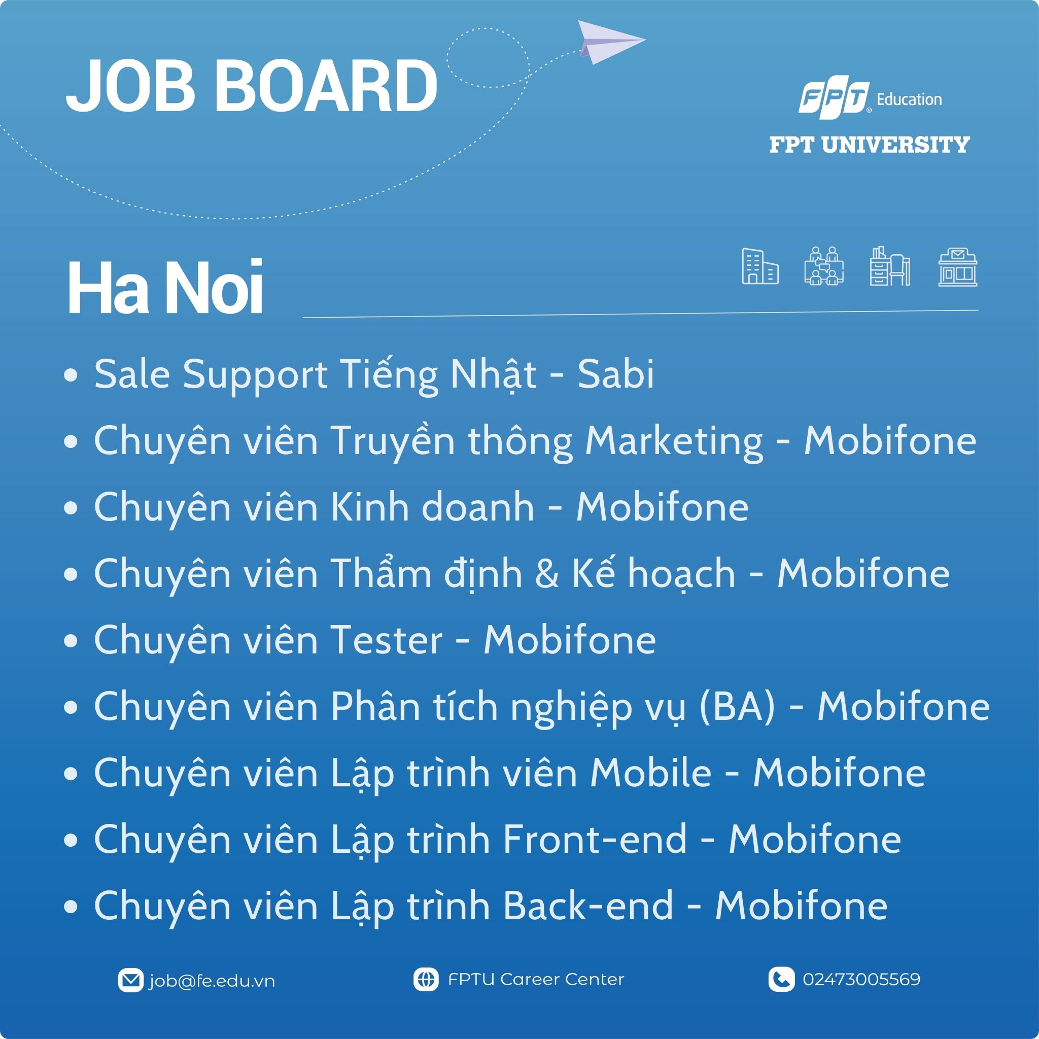 JOB BOARD | BẢN TIN TUYỂN DỤNG... - FPT University Career