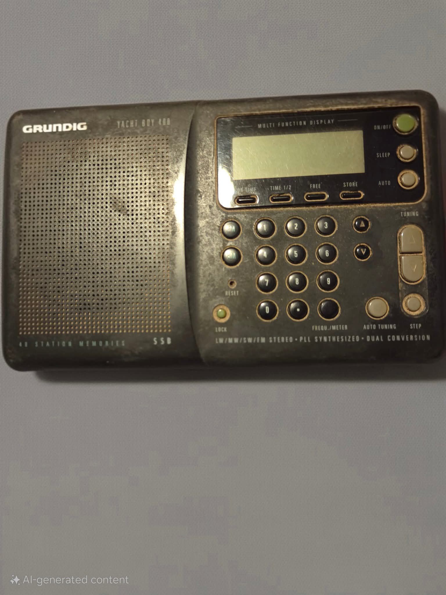 I have inherited my late father's Grundig Yacht Boy 400. It could