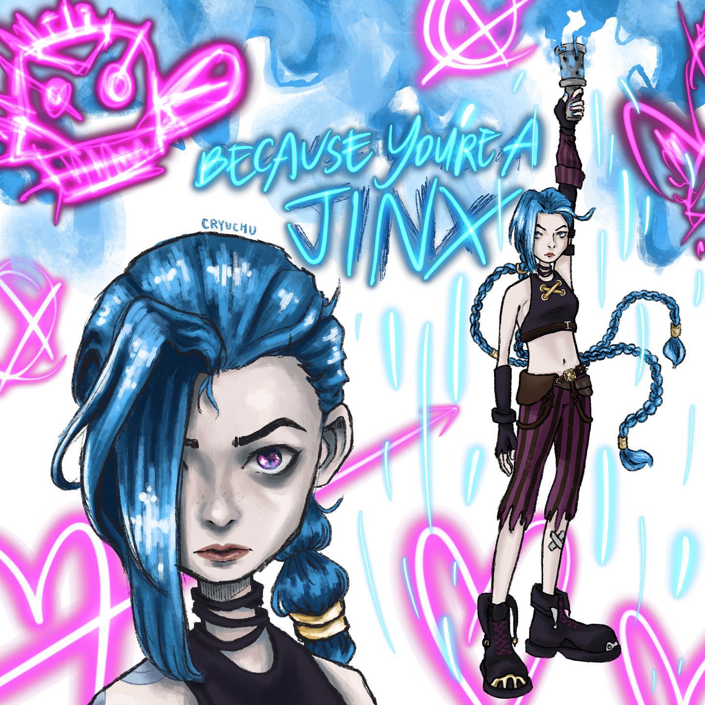 Cryinked - 'powder fell down a well' #jinx #arcane . . .... | Facebook