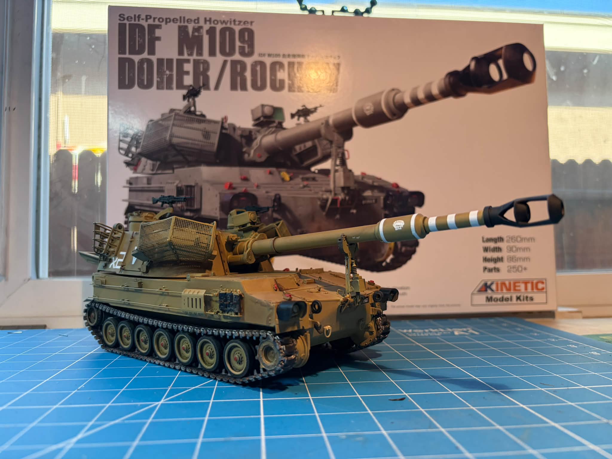 IDF M109 1 DOHER ROCE 260mm 90mm B6mm Kinetic model kit build