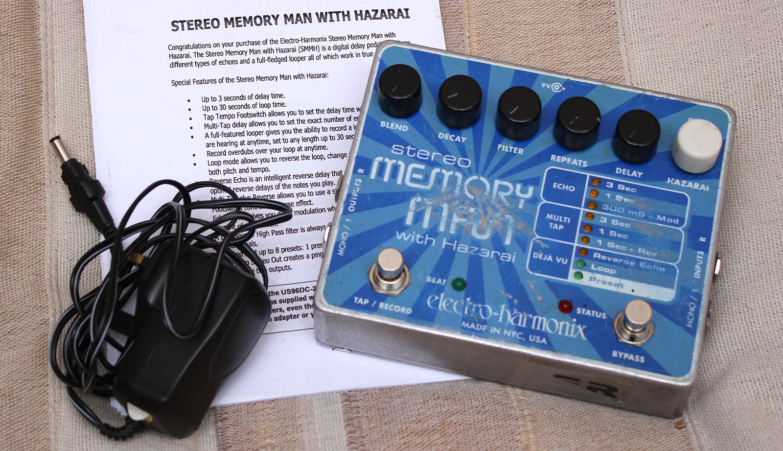 Electro-Harmonix Stereo Memory Man with Hazarai Review