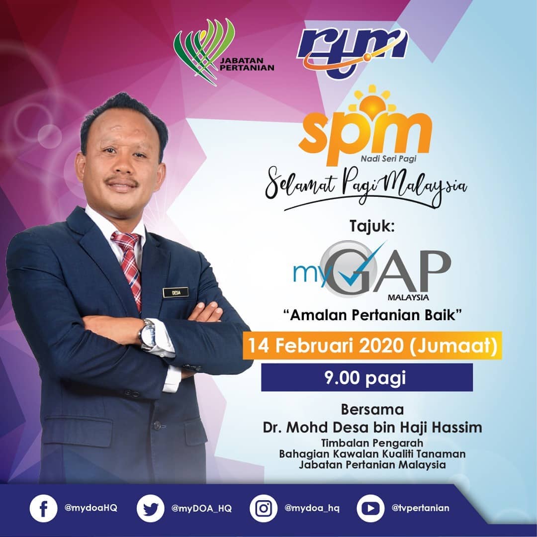 Jabatan Pertanian Malaysia - Saksikan @selamatpagimalaysia esok, 9.00 ...