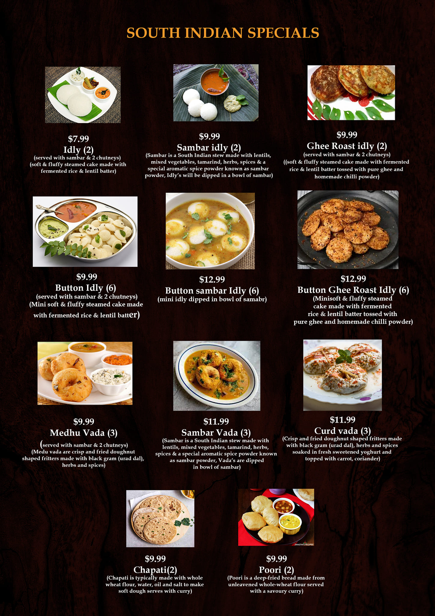 Idly Sambar - ***New Menu Is Out Now*** . . Come along...